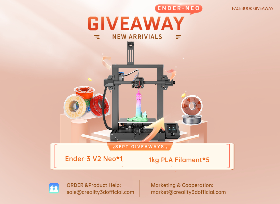 Creality Ender3 V2 Neo Giveaway  - Creality Official Online Store