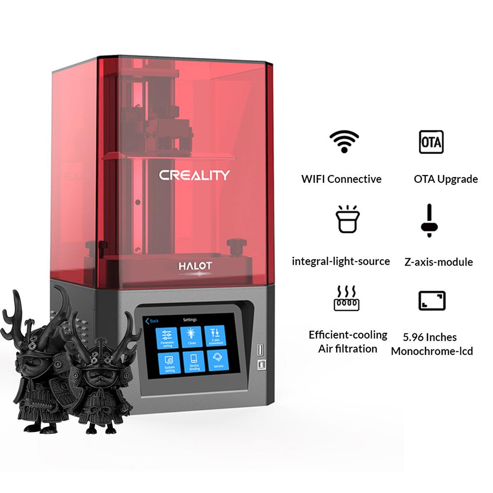 Creality Halot One CL-60 - Imprimante 3D Résine Haute Résolution