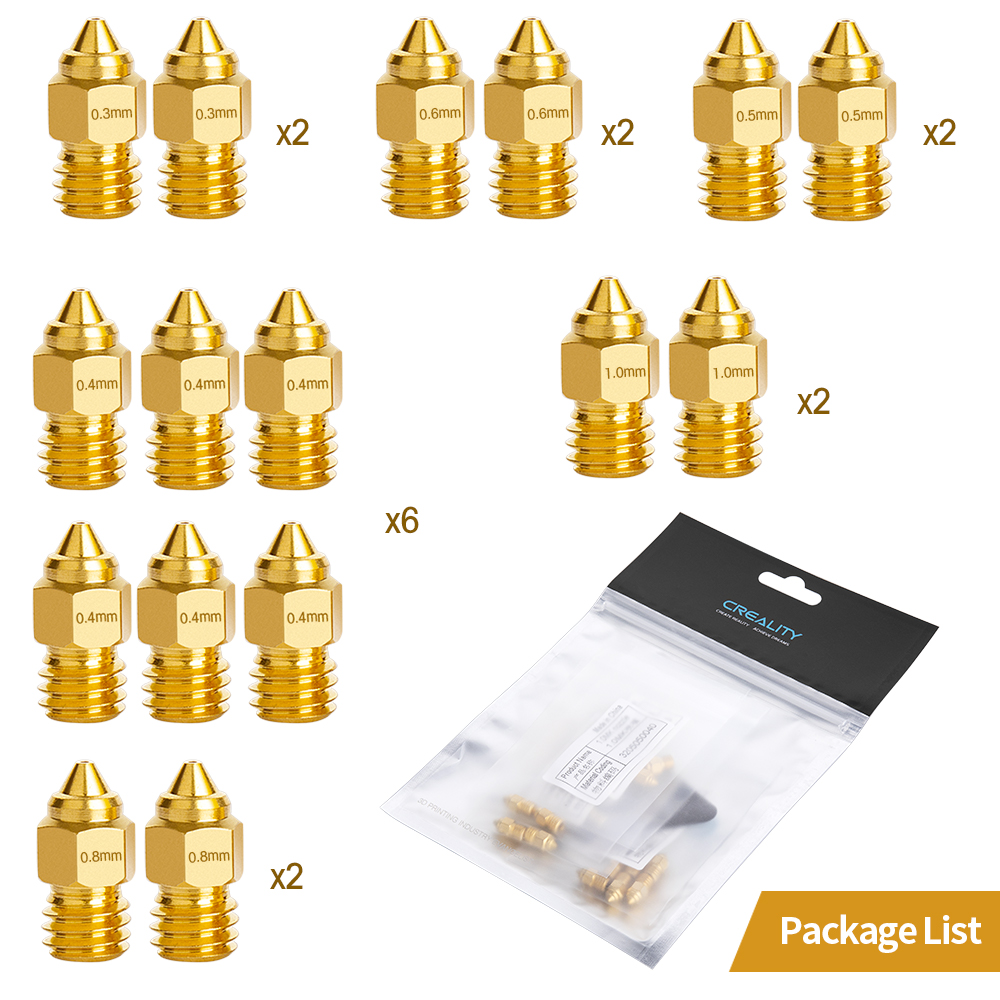 Buy Creality MK Brass Nozzle For CR 6 SE-CR 200B-Ender 3