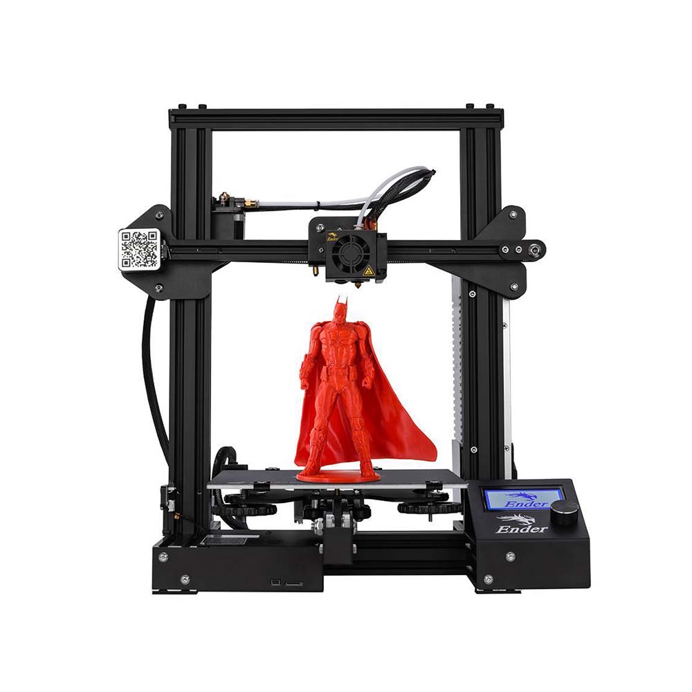 1,75 mm 0,4 mm Düse für Ender 3 Creality 3D Official Store Original Ender 3 Drucker Extruder Hot End Kit 24 V Herz mit Aluminium Heizblock 