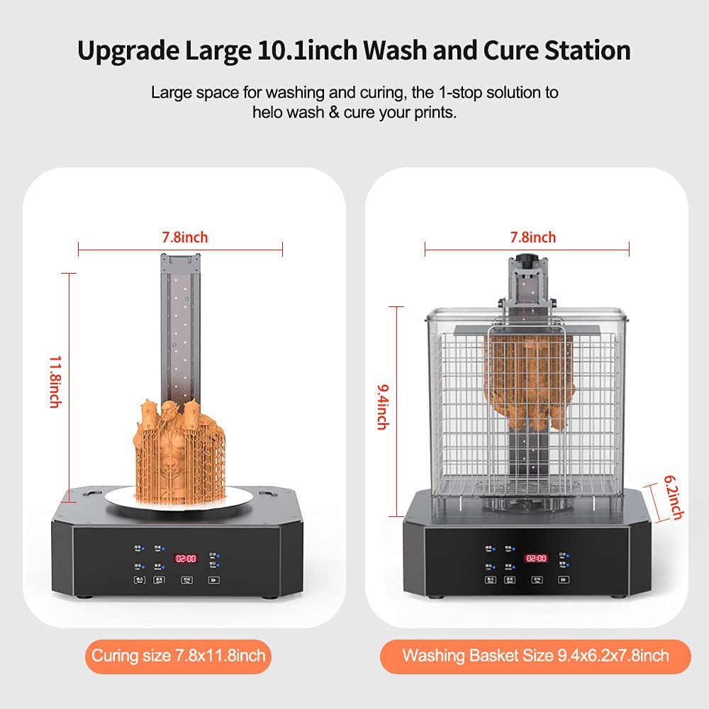 creality resin, uw-02 10inch washing and curing machine