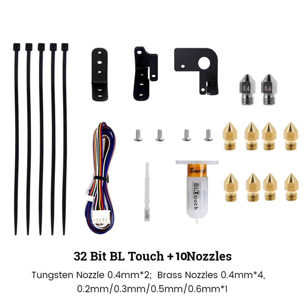 Creality BLTouch V3.1 Auto Bed Leveling Sensor Kit with Nozzles Package