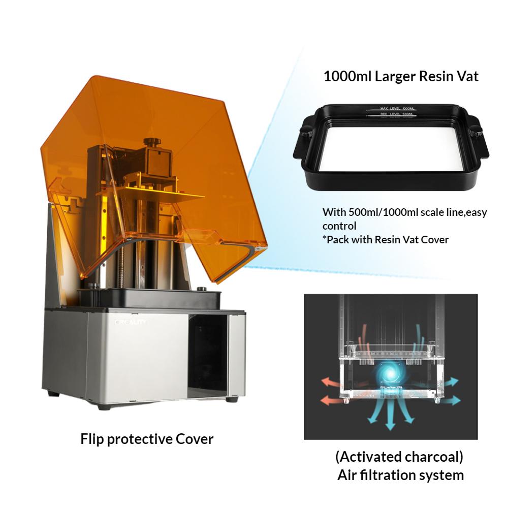 Creality Resin Printers Set Halot Sky & UW02