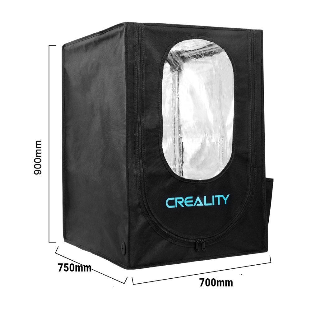 750 * 700 * 900mm 27.5 Creality 3D Printer Large Tent Cover Enclosure Soundproof Dust Constant Temperature for Ender 5/Ender 5 Pro/Ender 5 Plus/CR-10/CR-10S/CR-10S PRO/V2/CR-X 29.5 35.4in 