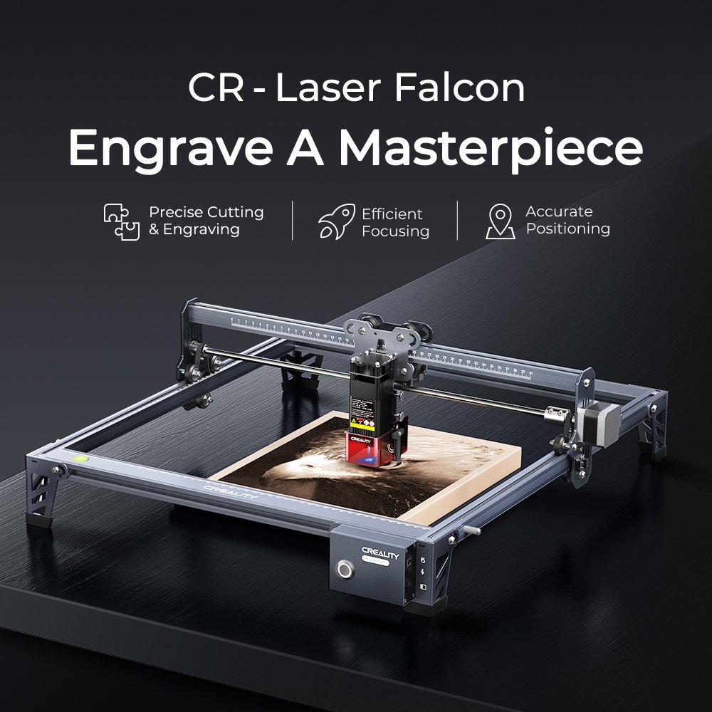 Creality Laser Engraver Machine 5W CR-Laser Falcon Easy For Beginners