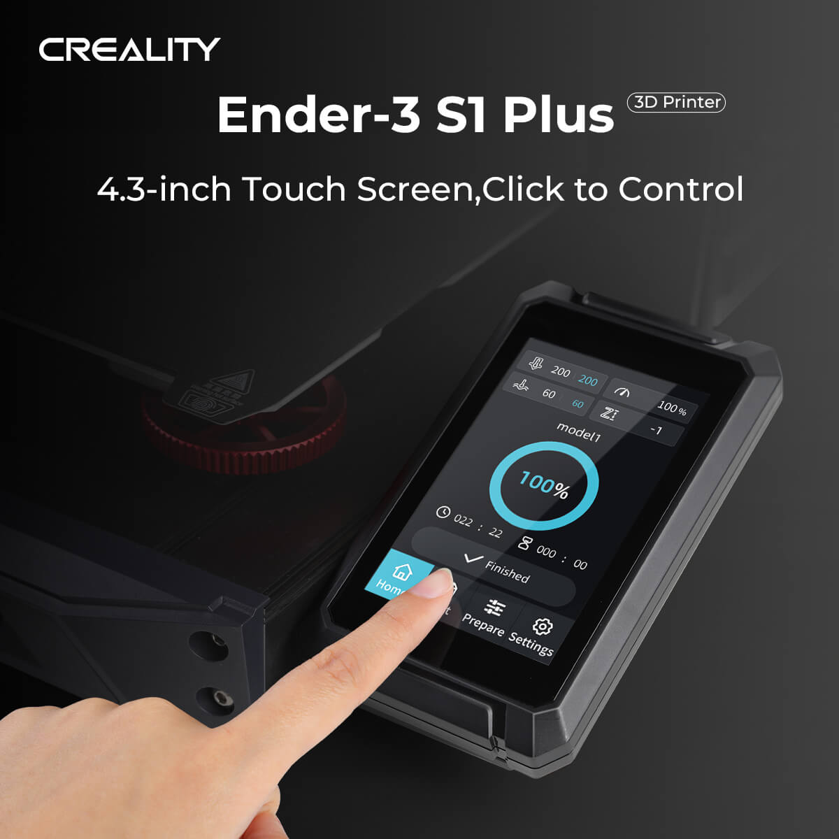 creality ender 3 s1 plus 3d printer