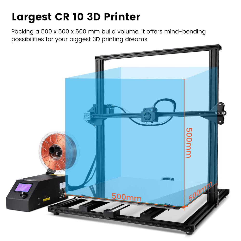 CR 10 S5 3D Printer with CR Touch Leveling (U.S. STOCK ONLY)