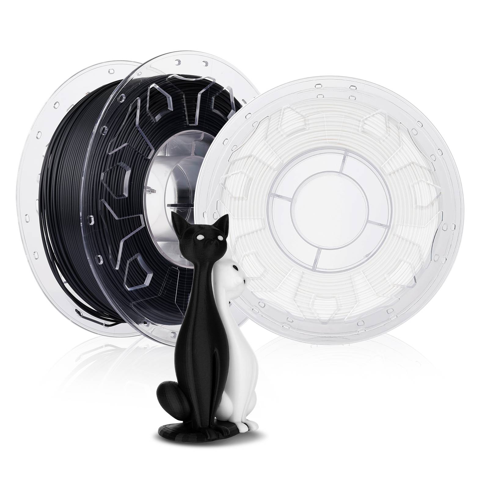 Creality Ender Series PLA Black +White Filament Bundles 10KG for all 3d  printer