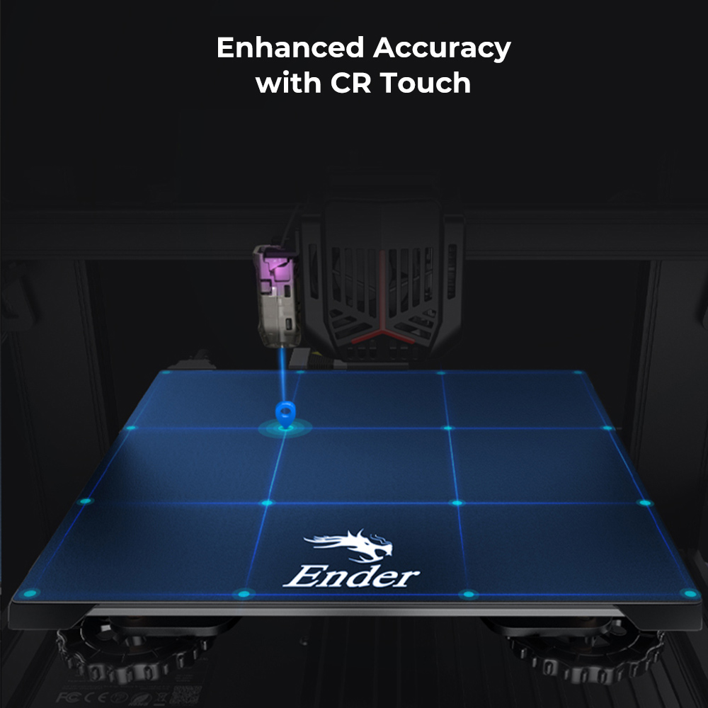 Official Creality Ender 3 V2 Neo 3D Printer with CR Touch Auto Leveling Kit  PC Spring Steel Platform Full-Metal Extruder, 95% Pre-Installed 3D Printers  with Resume Printing and Model Preview Function 