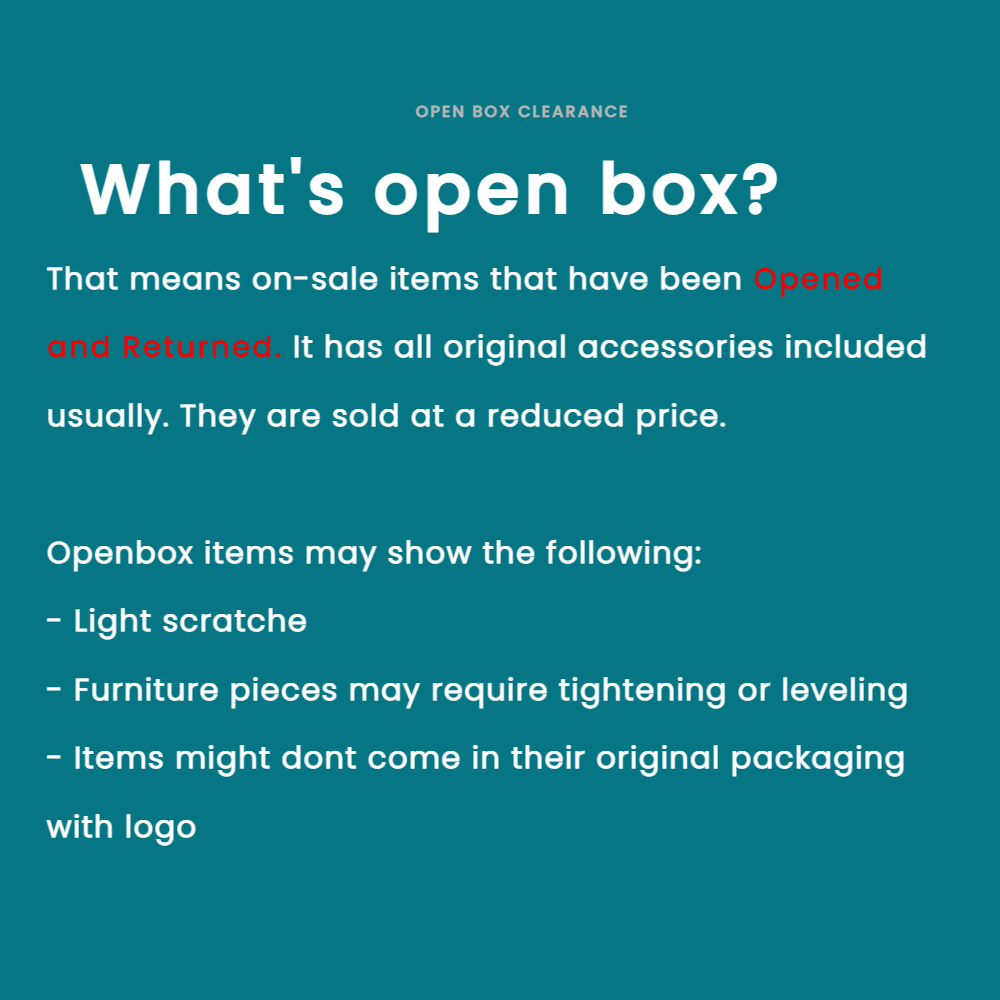 What Does “Open Box” Mean on ?