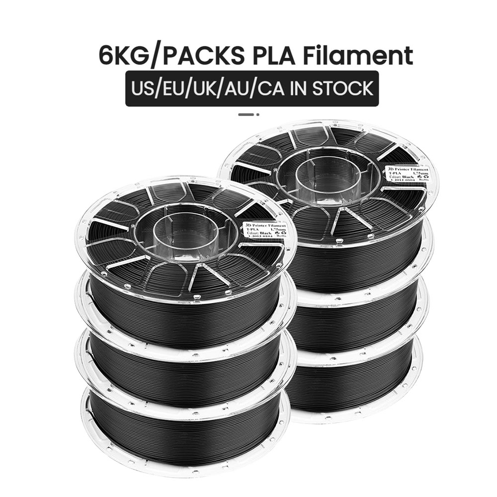 エンダーシリーズPLAフィラメント（US $ 12.5- $ 14 / KG）ブラック/ホワイト6KG