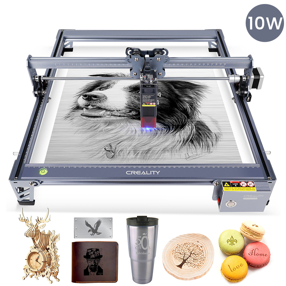 10W Laser Engraver Cutter Machine, Compressed Spot 0.06mm, Support  LightBurn and GRBL