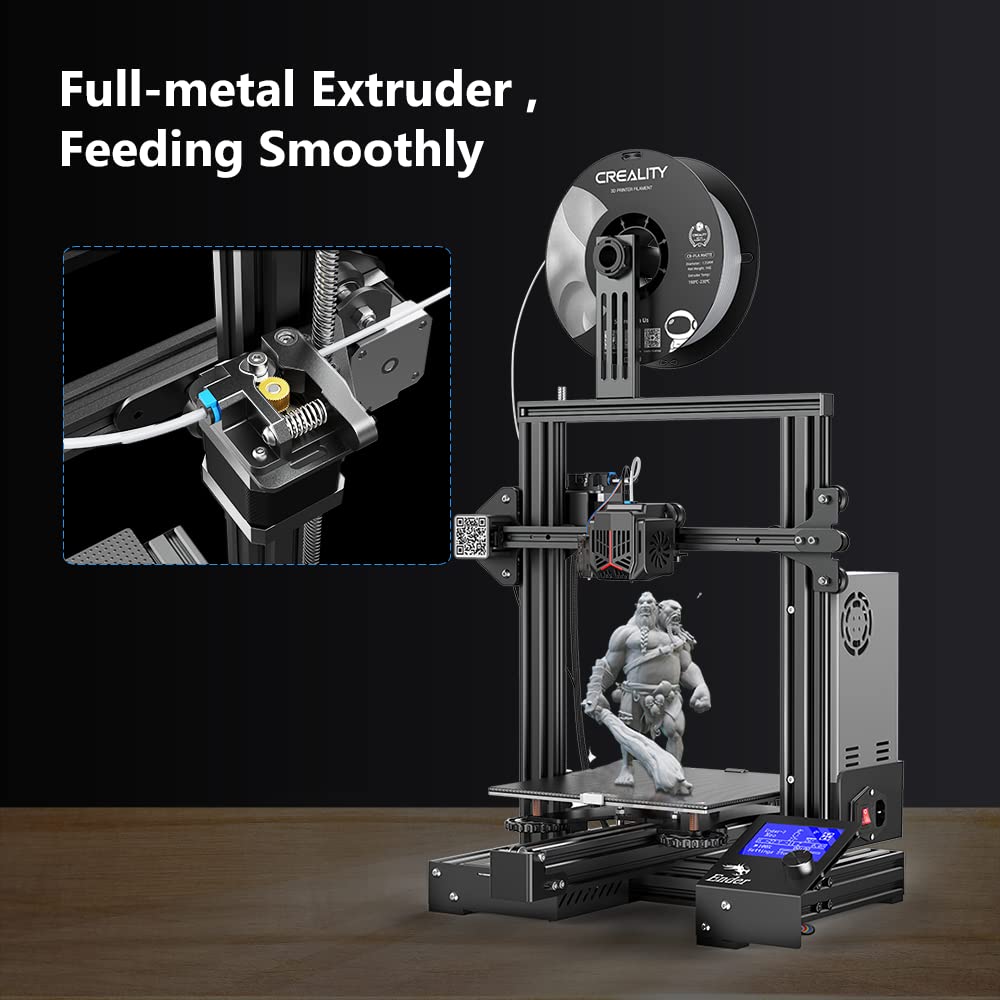 Official Creality Ender 3 V2 Neo 3D Printer, Upgrade from Ender 3 V2 with  CR Touch Auto Leveling Kit, PC Steel Printing Platform, Metal Bowden