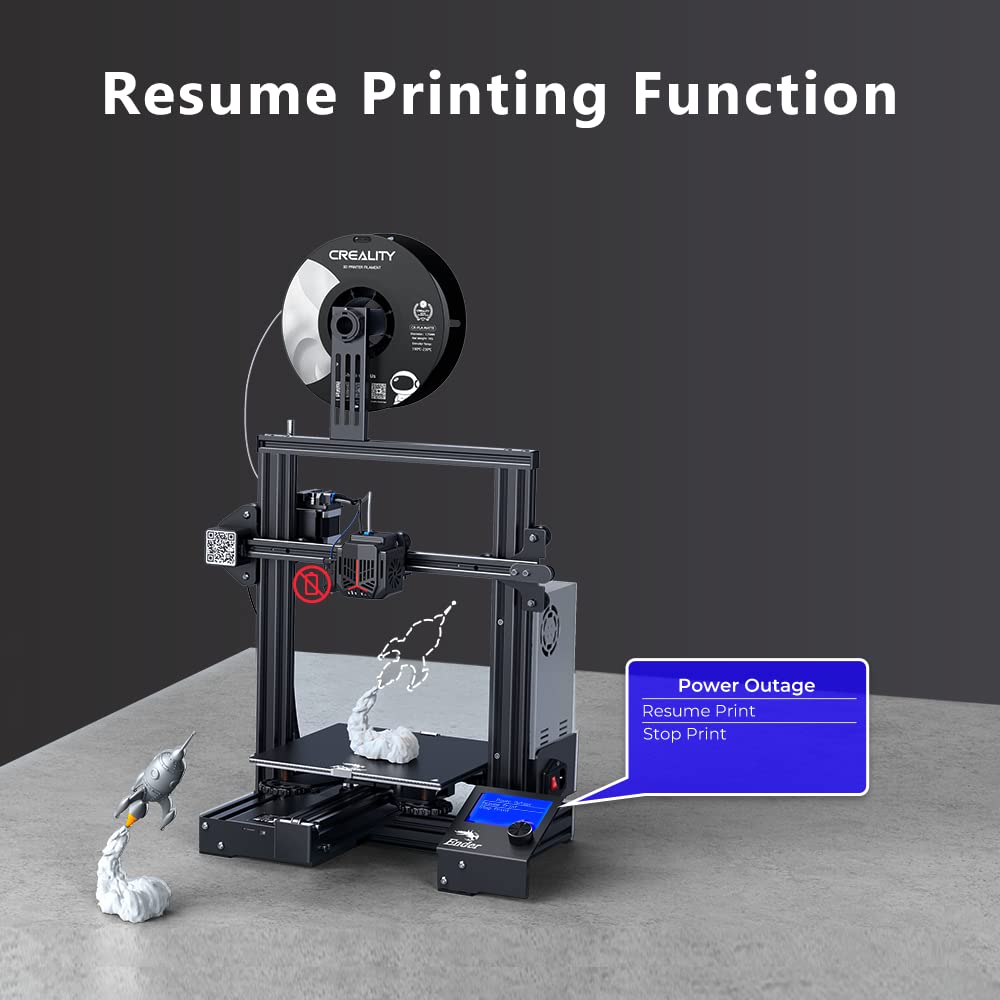 Official Creality Ender 3 Neo 3D Printer with CR Touch Auto Bed Leveling  Kit Full-Metal Extruder Carborundum Glass Printing Platform with Resume