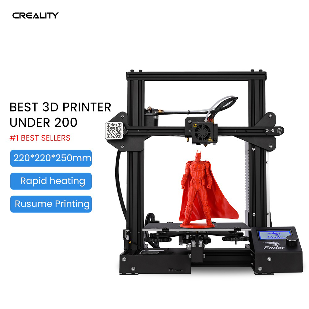 hit Vejnavn Glow Creality Ender 3 3D Printer sale | Best Budget 3D Printers