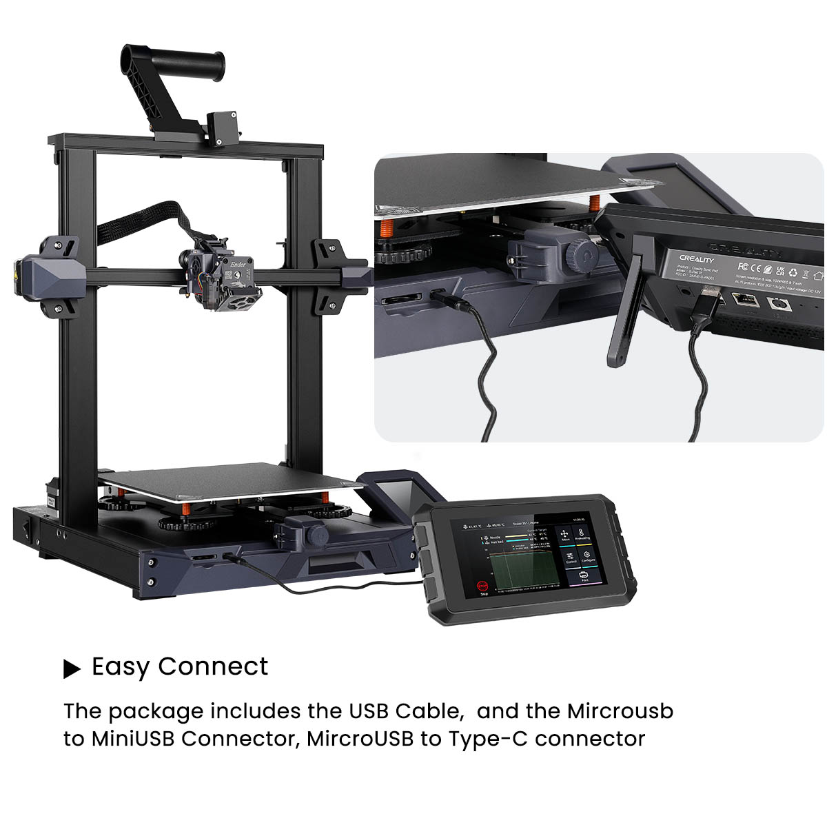 Creality Sonic Pad, Klipper Firmware Screen For Ender-3/Ender-3S1 Series