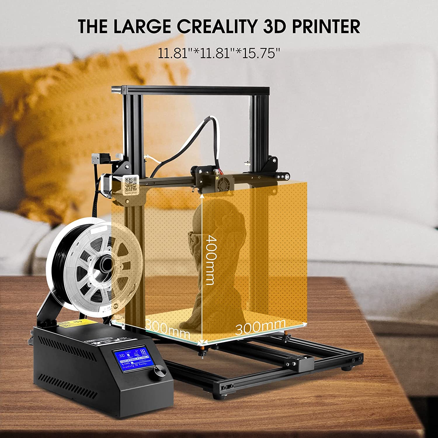 Official CR-10S: 300*300*400mm/Filament Sensor/Dual Z-axis Official CR-10S: 300*300*400mm/Filament Sensor/Dual Z-axis