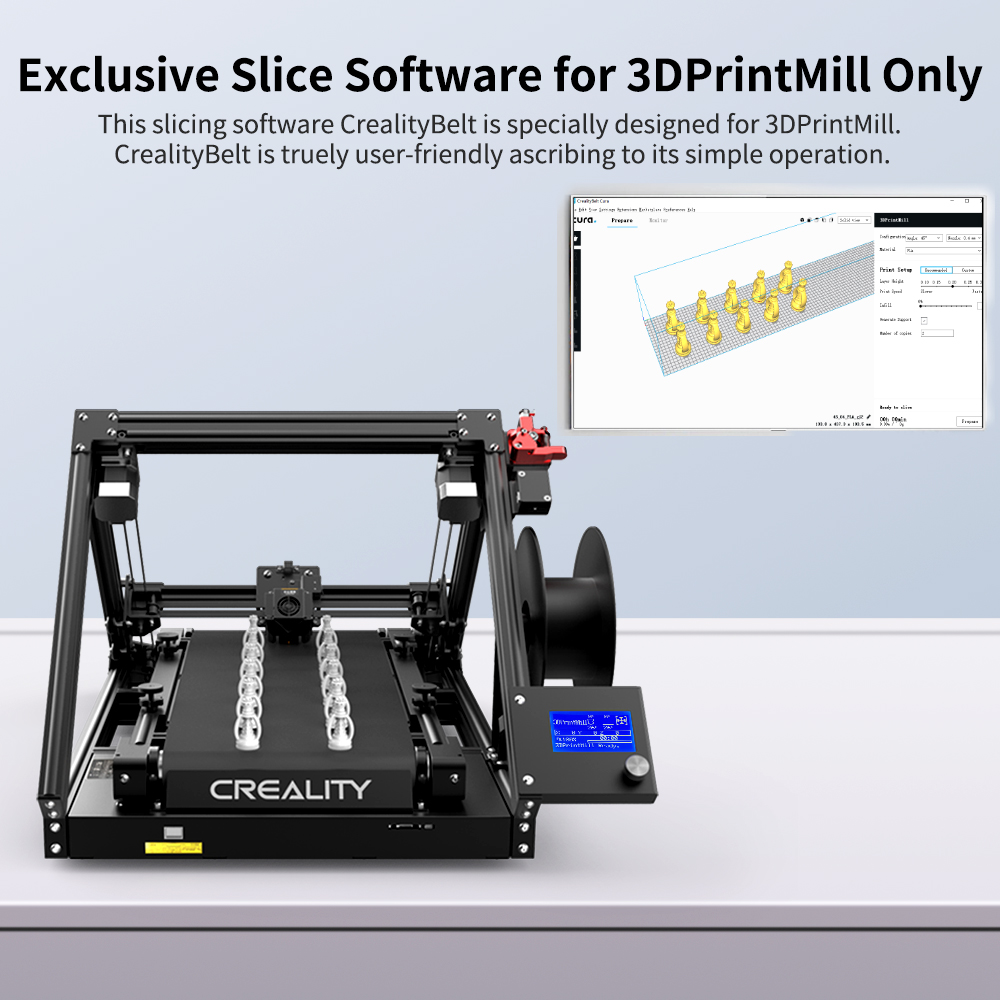 Creality 3DPrintMill : l'imprimante 3D au tapis roulant - 3Dnatives