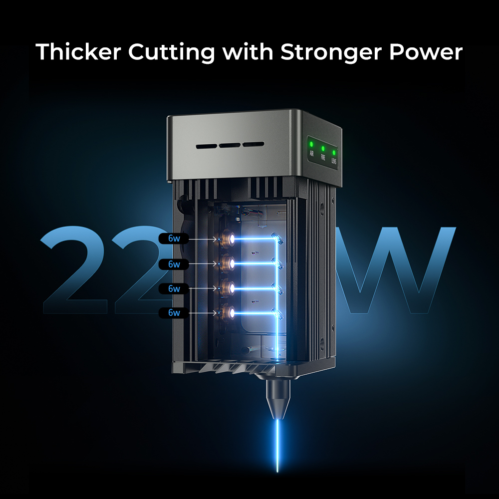 High Power 22W Laser Cutters & Engravers-Creality CR-Laser FALCON2