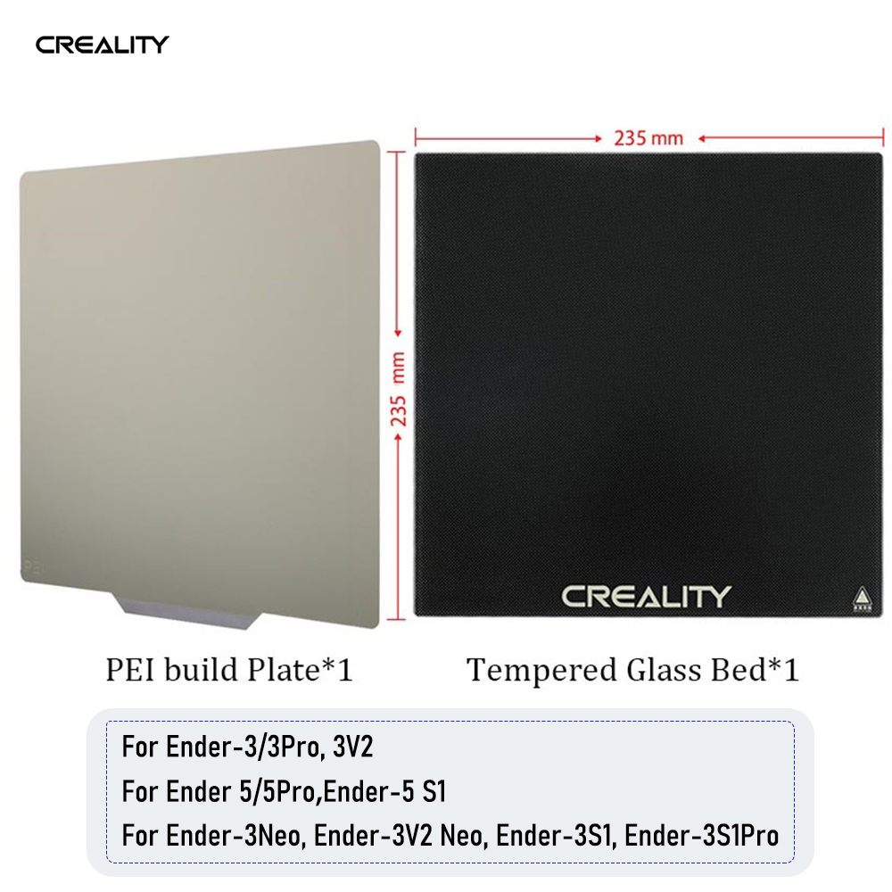  Official Creality Ender 3 V2 3D Printer & Creality PEI Build  Plate Kit : Industrial & Scientific