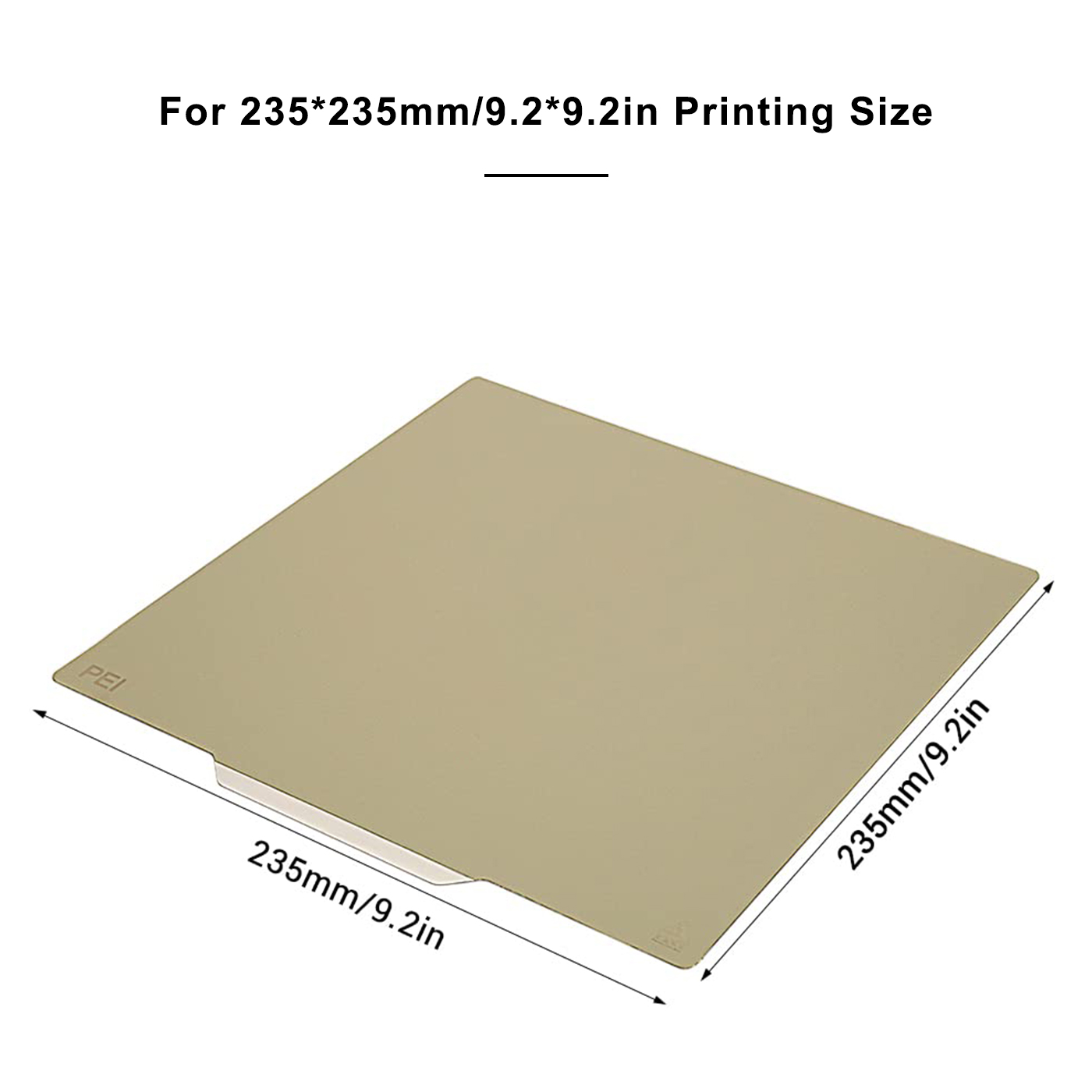 Ender-3 S1/S1 Pro Original PEI Plate Kit 235*235mm – 3D Printer