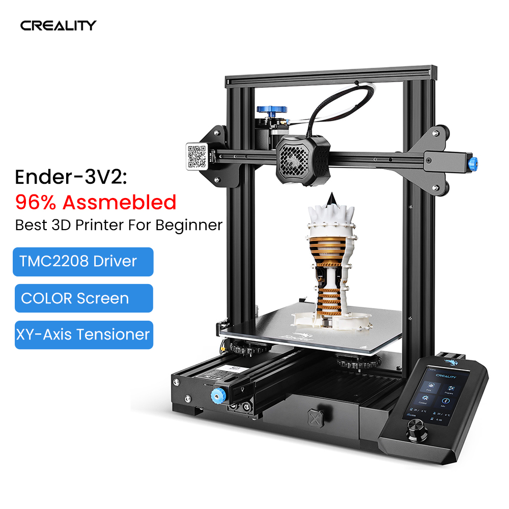 Imprimante 3D Creality Ender-3 v2 – SMART CUBE