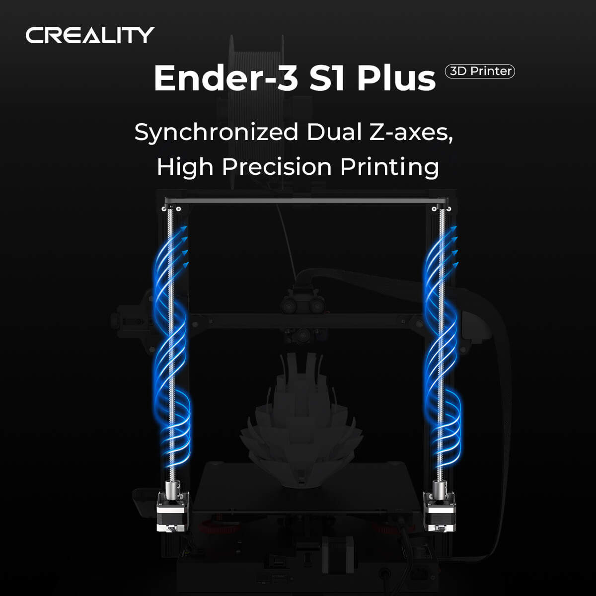 Creality Ender-3 S1 Plus 3D Printer Ender-3 S1 Pro Upgrade with 300 * 300 *  300 mm Build Volume: : Industrial & Scientific