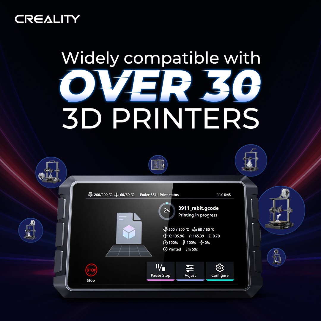 Official Creality Sonic Pad 3D Printed Smart Pad Based on Klipper Firmware  with Higher Printing Speed and Quality for Creality Ender 3 Pro/Ender 3