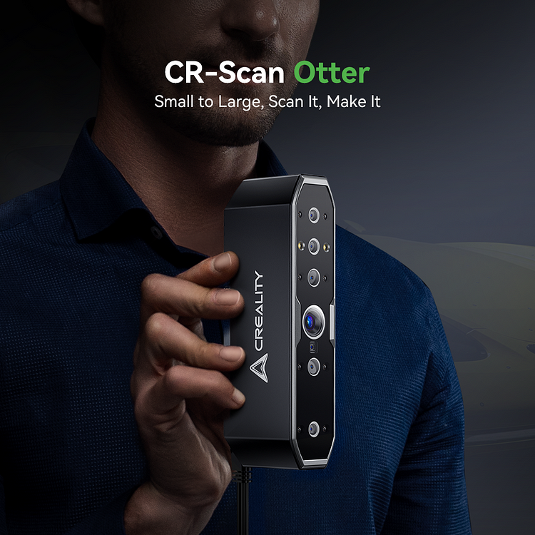 Creality CR-Scan Otter 3D Scanner – 24-Bit Full Color – Handheld – IOS Android Windows – Open Box