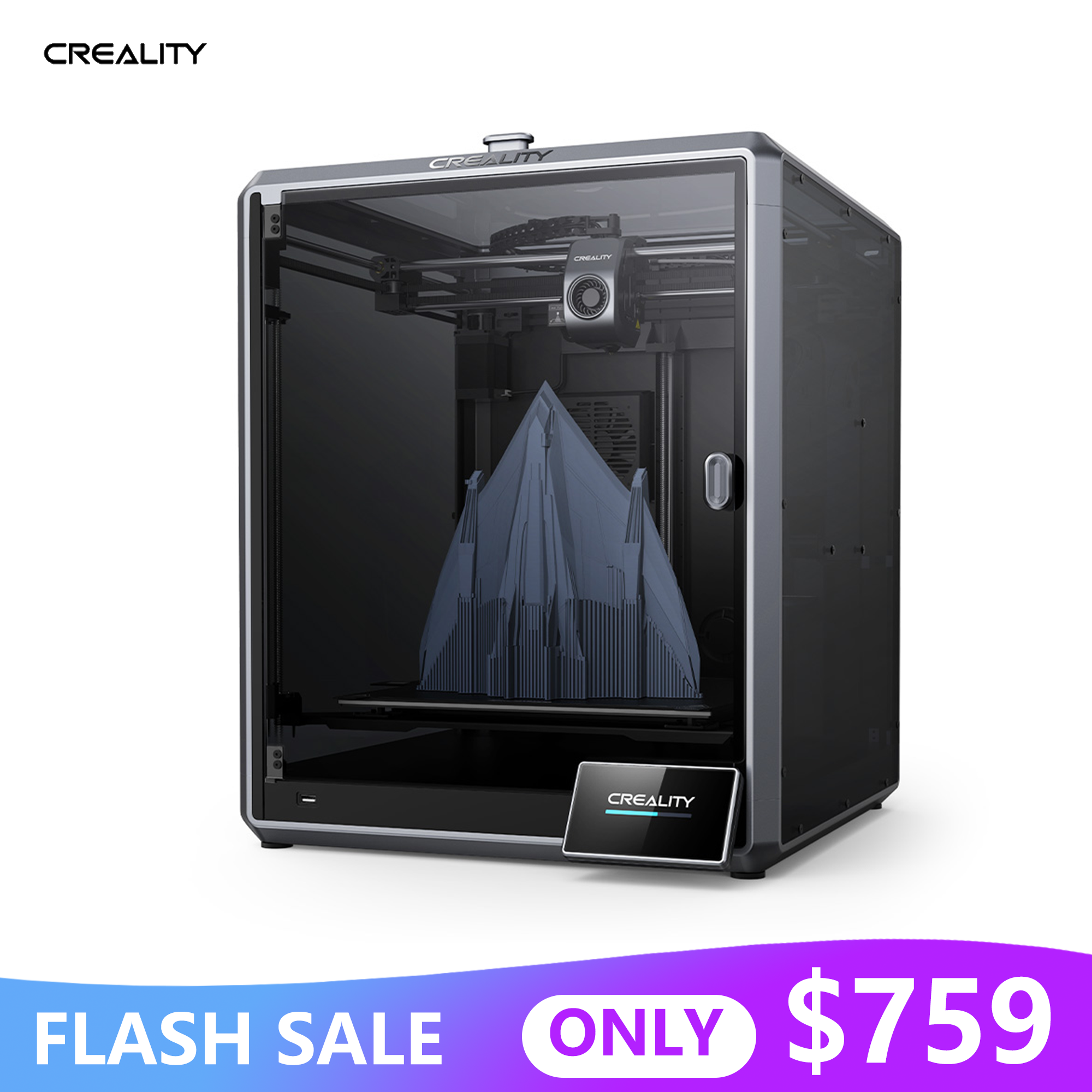 CREALITY K1 MAX 3Dプリンター 印刷速度600MM/S FDM 高速 3D