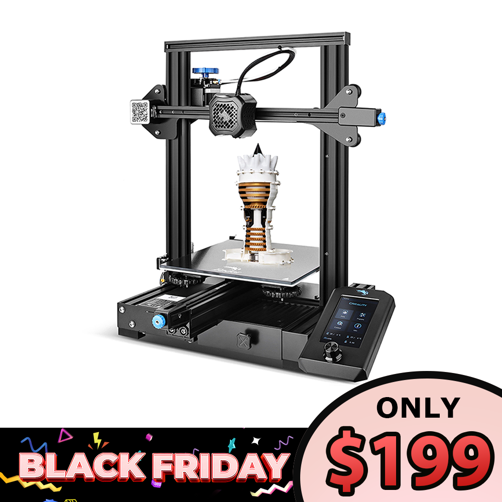 Ender-3 V2 Neo 3Dプリンター Creality Ender 3 V2 Neo 3D Printer, CR Touch Auto Leveling, Full