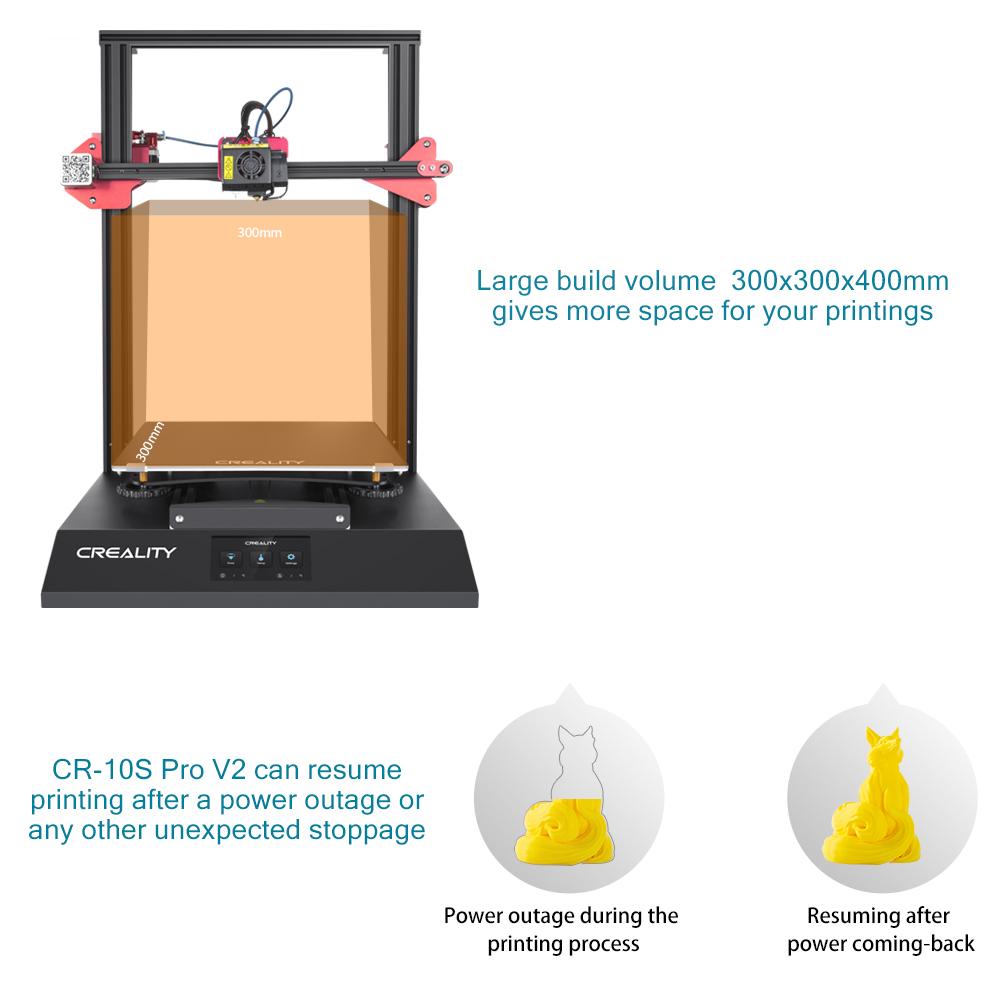 CR-10S Pro V2 3Dプリンタ