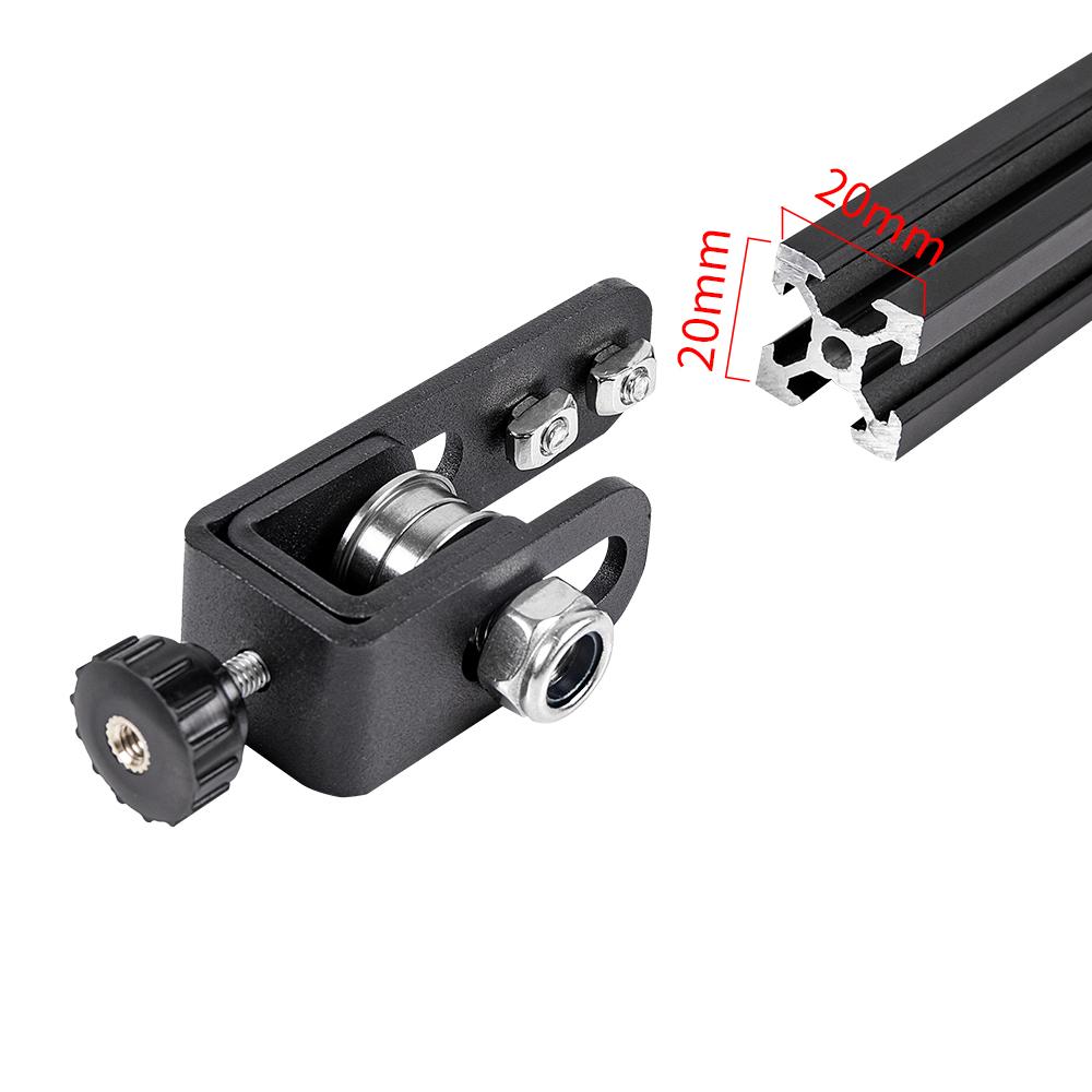 DEVMO Upgraded 3D Printer Parts Adjustable Y-axis Synchronous Belt Stretch Straighten Tensioner Compatible with Ender 3 pro 3D Printer 