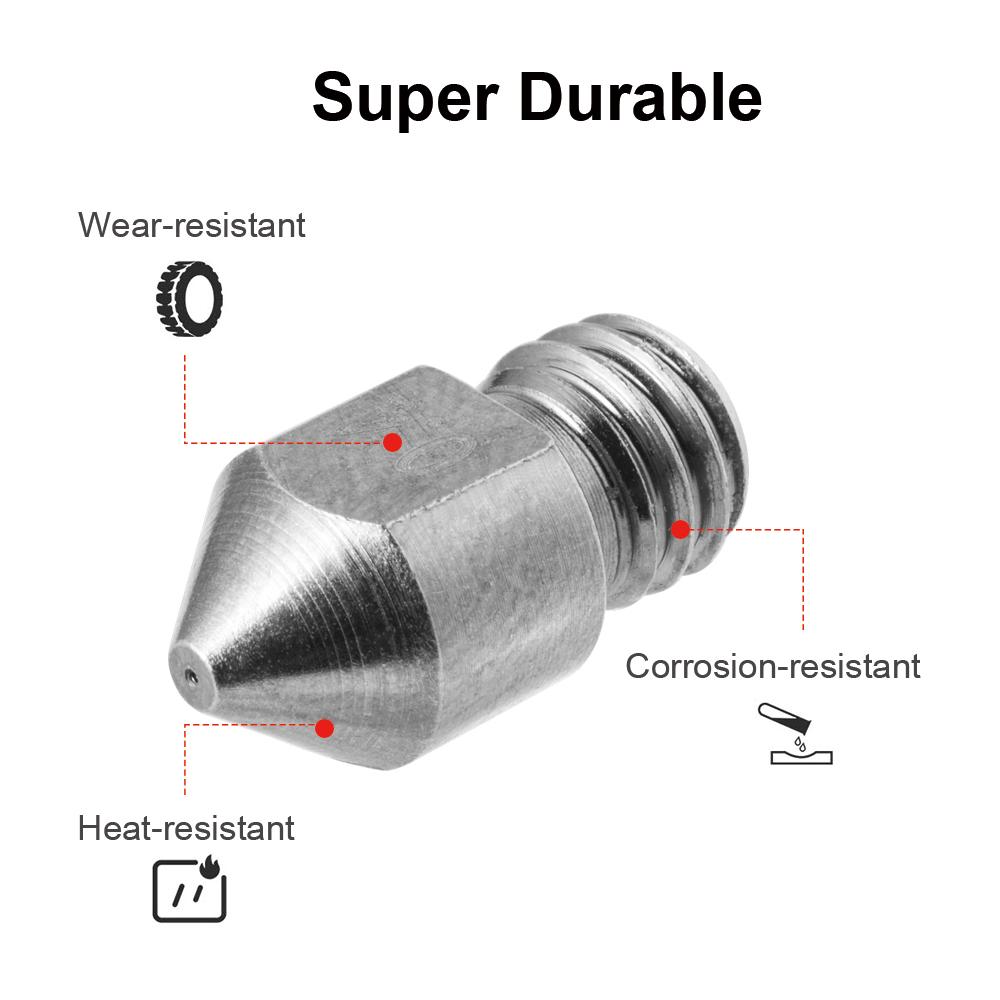 3d printer nozzles, creality tungsten Brass nozzles