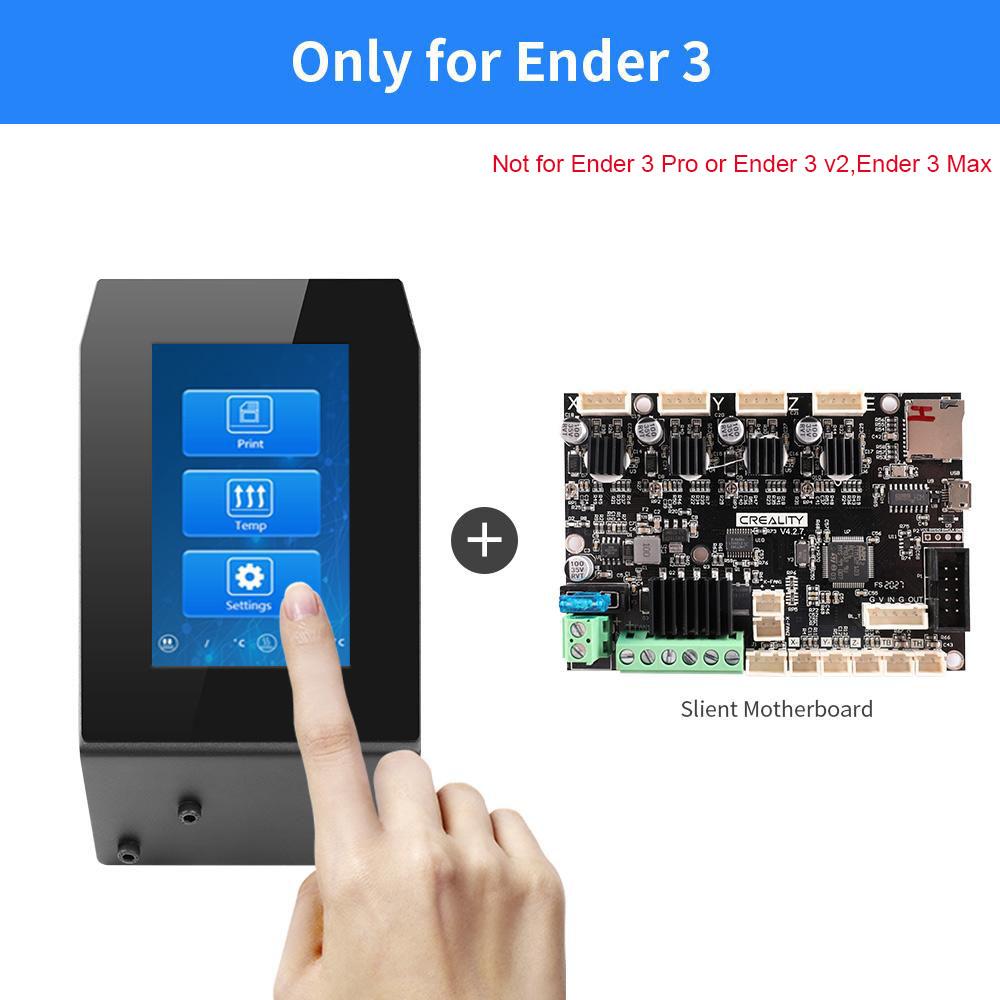 creality touch screen, upgraded part for ender 3