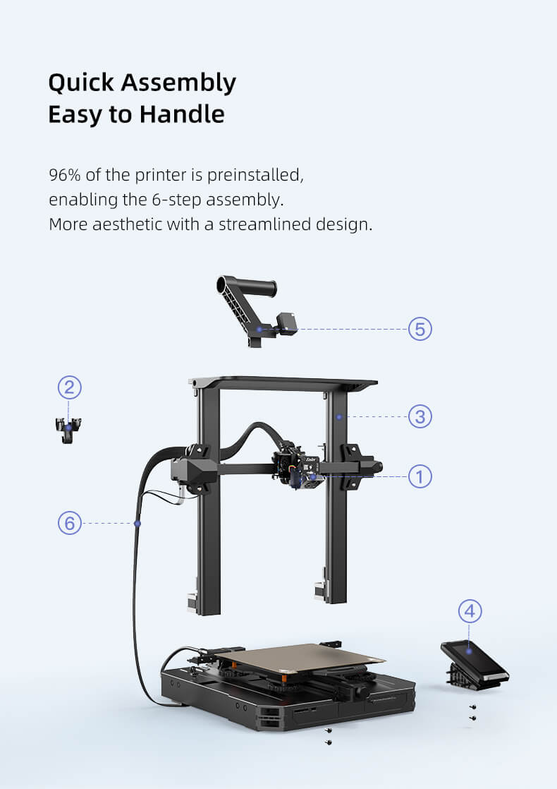 creality ender 3 s1 pro 3d drucker, CR Touch Auto Leveling 3d Drucker