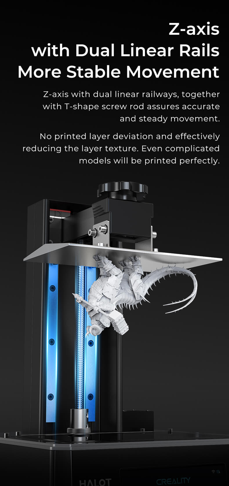 creality halot one plus, 7.9inches 4k resin 3d printer