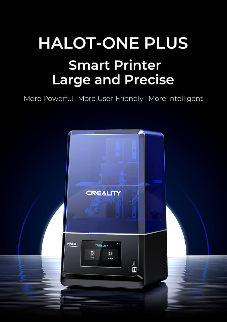 creality halot one plus, 7.9inches 4k resin 3d printer