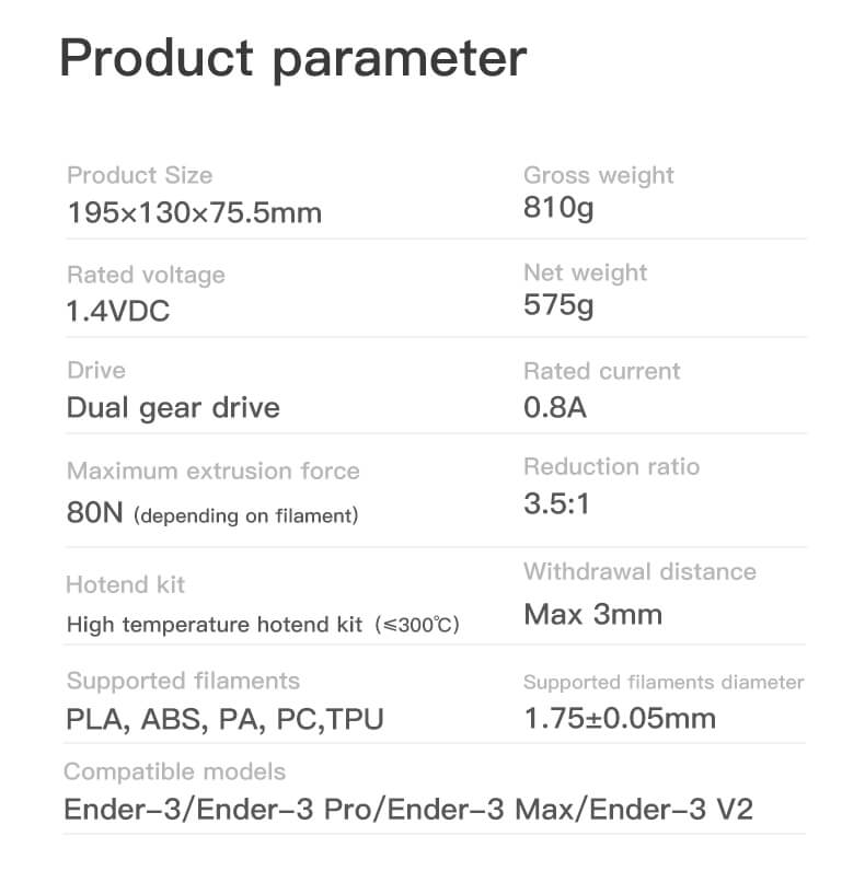 creality Sprite Extruder Pro Kit, full metal hotend kit for ender 3 series