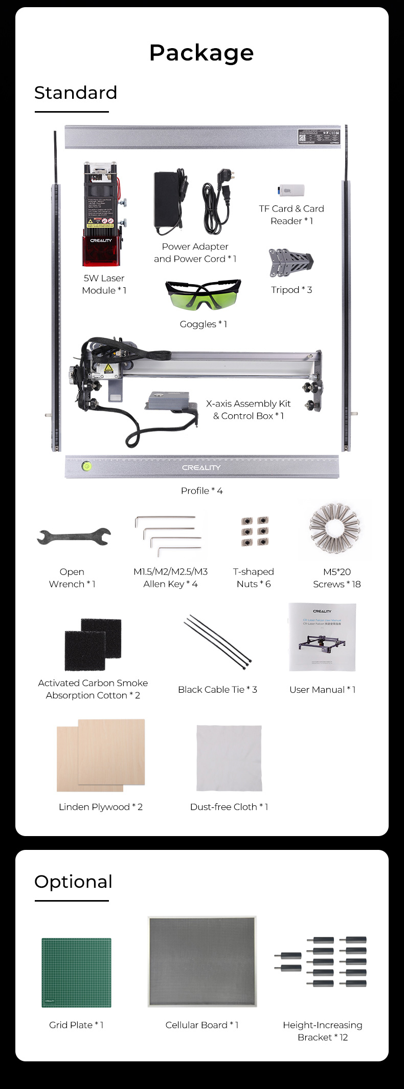 creality cr laser falcon machine