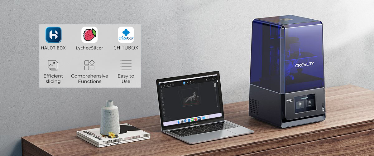 Creality Halot One Plus 4K LCD Resin Printer Lychee/Chitubox Slicer