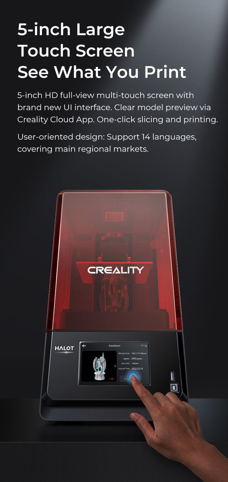 creality halot one pro 3d printer