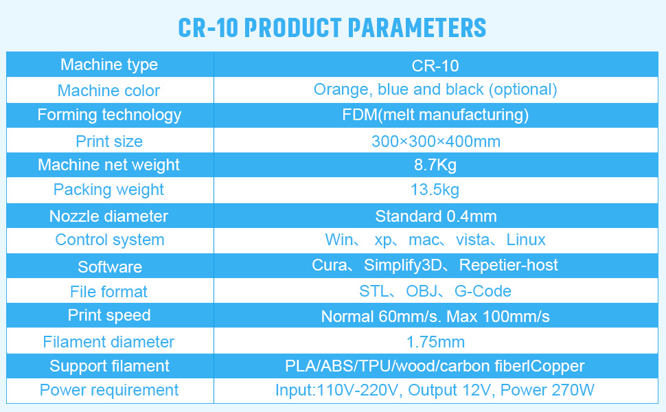 official creality cr 10 3d printer