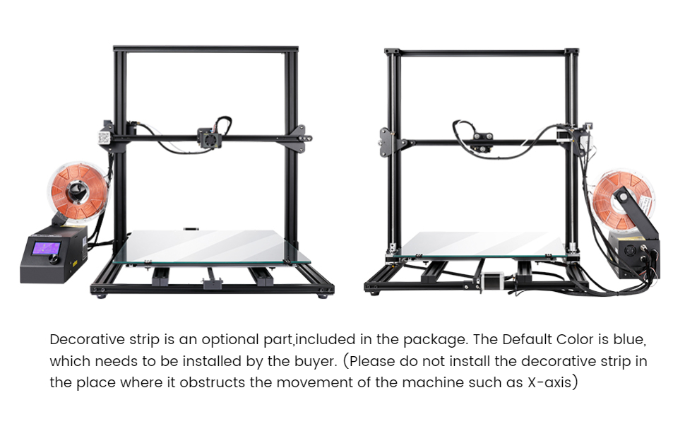 offcial creality cr 10s5 3d printer with cr touch abl