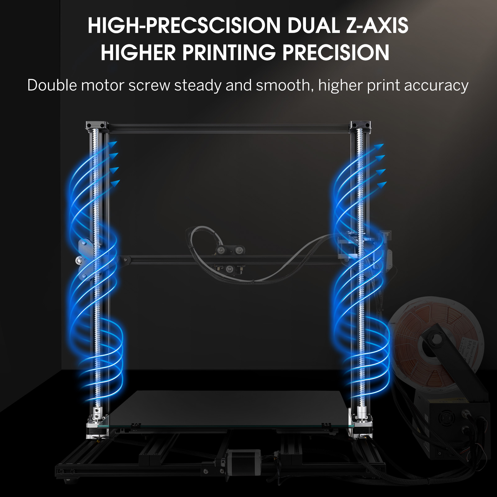 offcial creality cr 10s5 3d printer with cr touch abl