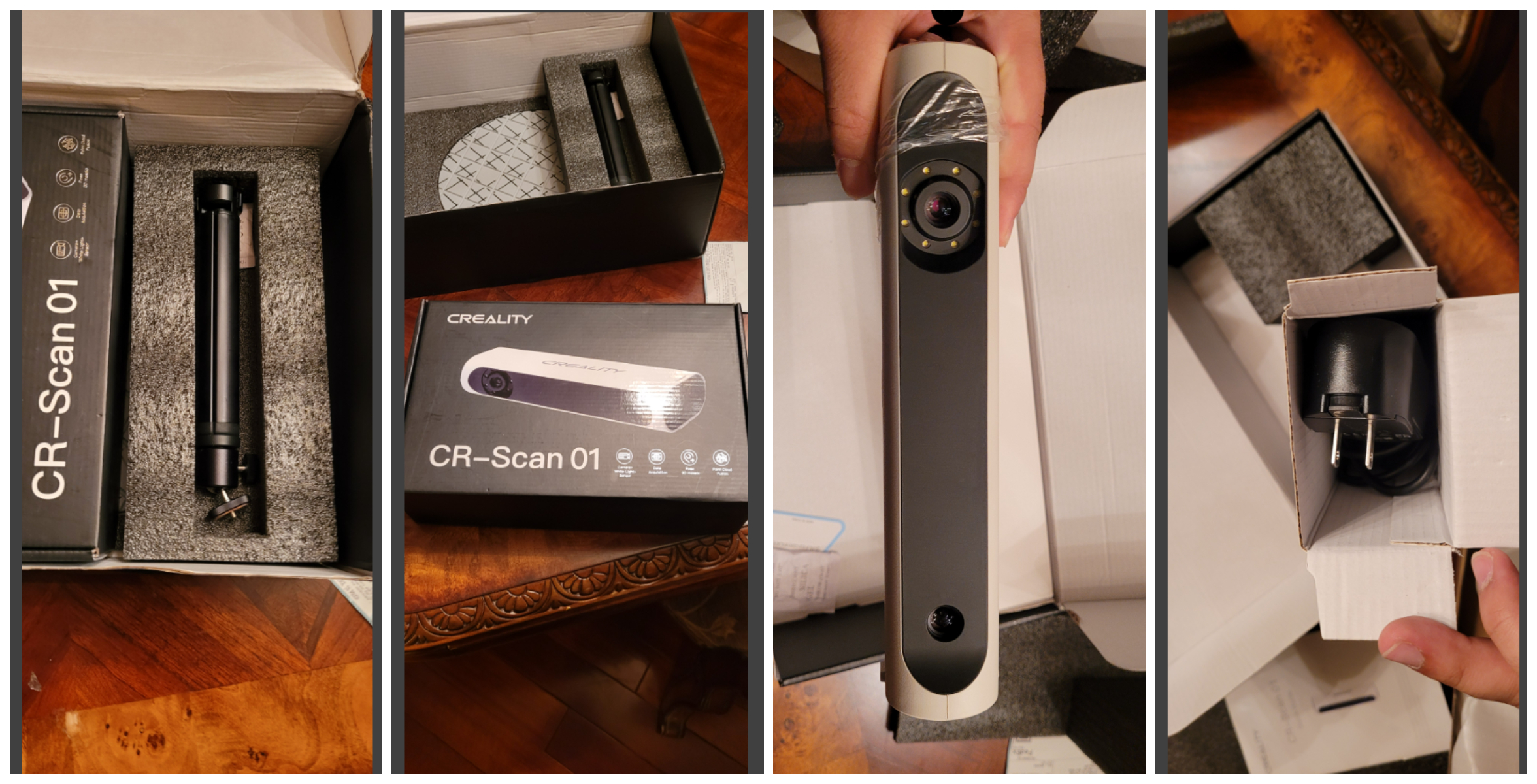 creality open box, creality 3d scanner