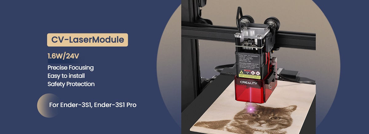 Ender-3 S1/S1 Pro Laser Engraver Kit