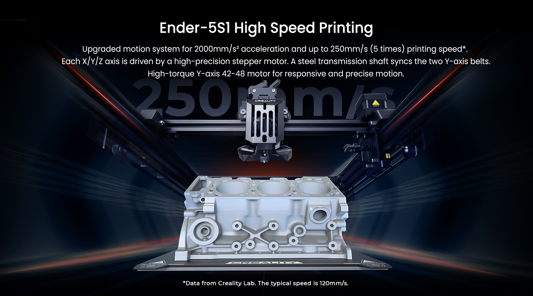 High speed printing 3d printer, ender 5s1 3d printer