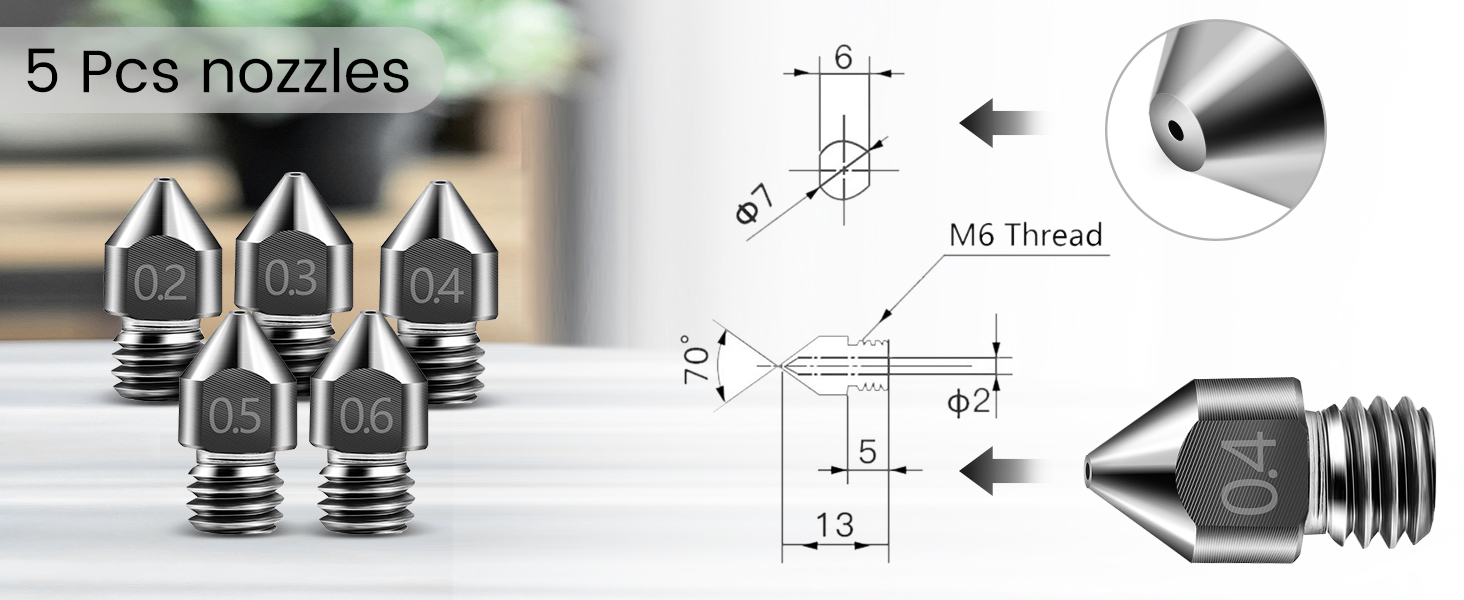 3d printer nozzle kits for ender-3s1 series 3d printer