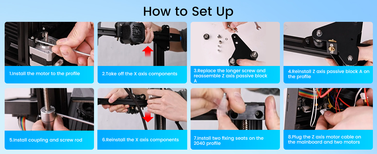 ender 3 dual z-axis upgrade kits